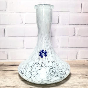 КолбыGloriole Glass Craft Color Прозрачная с белыми узорами