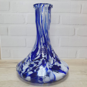 КолбыGloriole Glass Craft Color С синими и белыми узорами