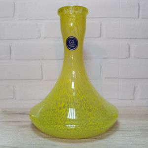 КолбыGloriole Glass Craft Color Прозрачная с желтыми узорами