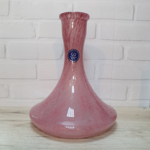 КолбыGloriole Glass Craft Color Прозрачная со светло-розовыми узорами