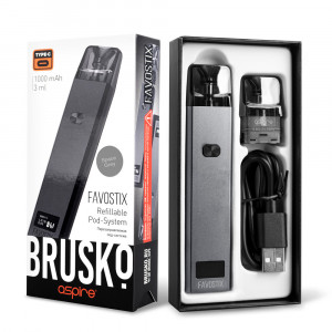 FavostixУстройство  Brusko Favostix, 1000 mAh, Серый