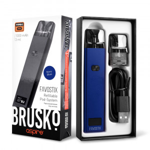 FavostixУстройство Brusko Favostix, 1000 mAh, Синий