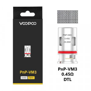 VoopooИспаритель Voopoo PNP-VM3 0.45 Ом Coil VP-033G-COIL